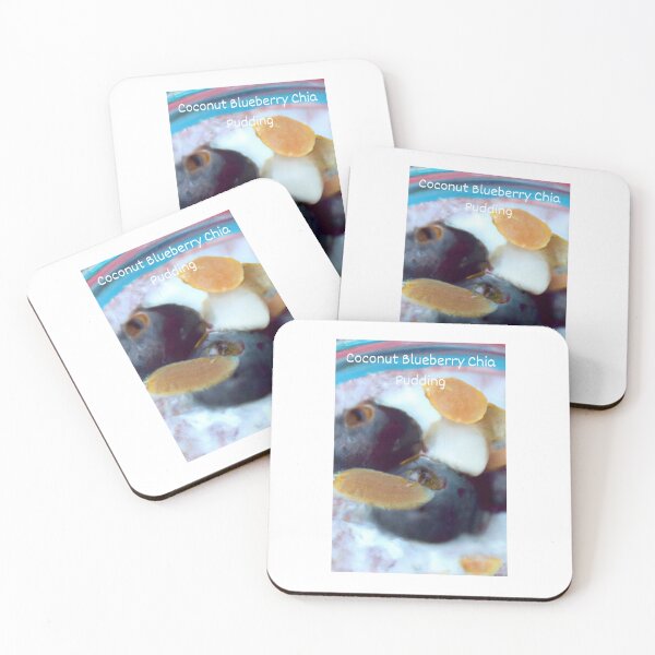 Item preview, Coconut Blueberry Chia Pudding designed and sold by CUTESTUFFnow.