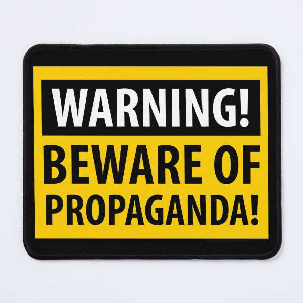 Item preview, Warning! Beware of propaganda.  designed and sold by Rachel the Artist .