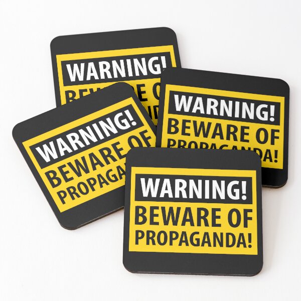 Item preview, Warning! Beware of propaganda.  designed and sold by Rachel the Artist .