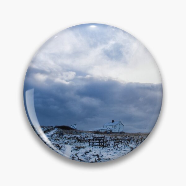 Item preview, Rocky Island in Seaton Sluice under a blanket of snow. designed and sold by Violaman.