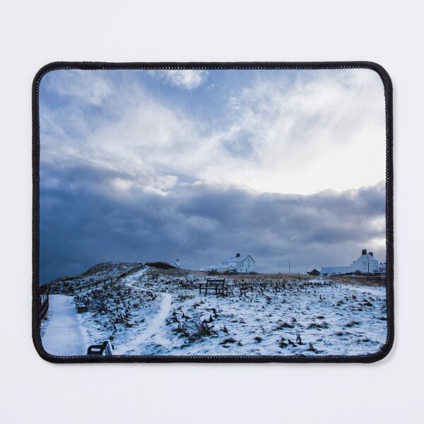 Item preview, Rocky Island in Seaton Sluice under a blanket of snow. designed and sold by Violaman.