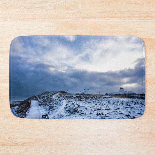 Item preview, Rocky Island in Seaton Sluice under a blanket of snow. designed and sold by Violaman.