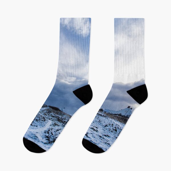 Item preview, Rocky Island in Seaton Sluice under a blanket of snow. designed and sold by Violaman.