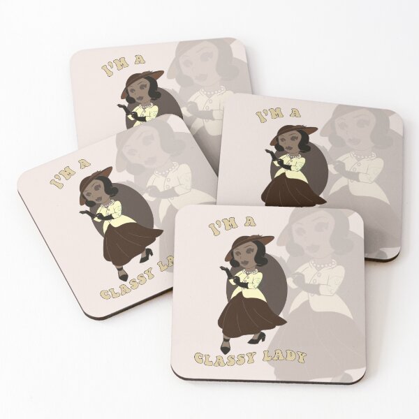 Item preview, Old Style Cartoon pin up - classy lady designed and sold by Juditangelo.