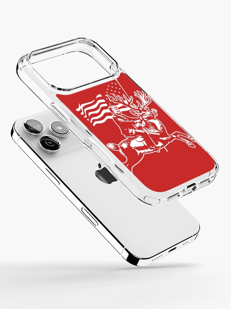 Thumbnail 2 of 5, iPhone Case, President Elect Riding Rudolph designed and sold by visualcraftsman.
