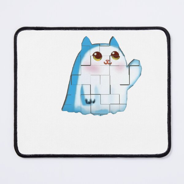 Item preview, Tile texture Halloween ghost kitty designed and sold by Coffeemerc117.