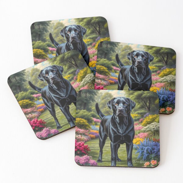 Item preview, Abby Black Labrador Retriever Dog Painting designed and sold by Heart and Soul Studio.