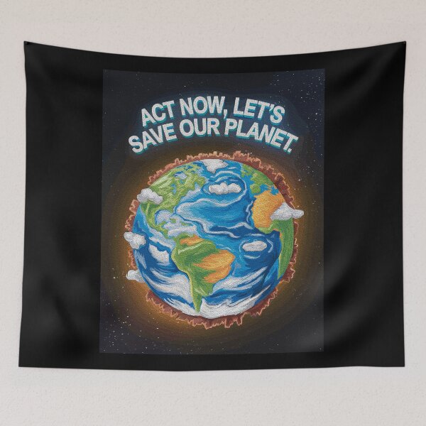 Item preview, Act Now: Save Our Planet Earth Protest T-Shirt designed and sold by paulo silveira.