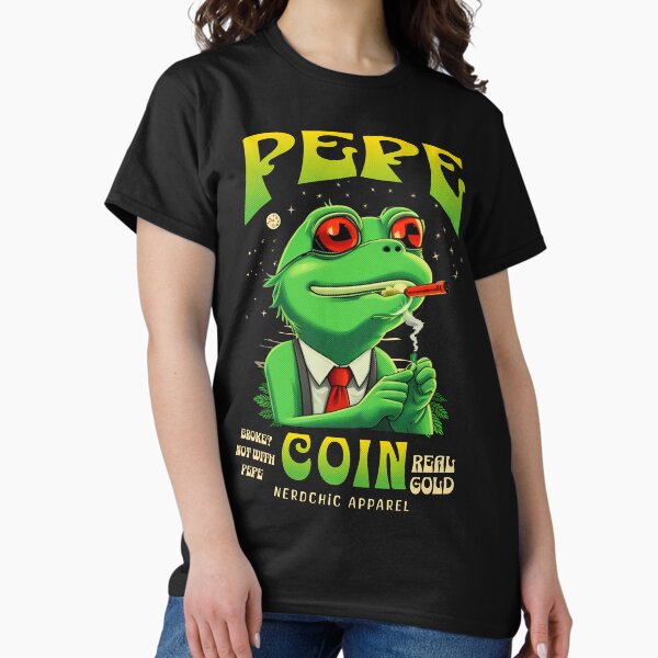 Pepe Coin - Real Gold Classic T-Shirt