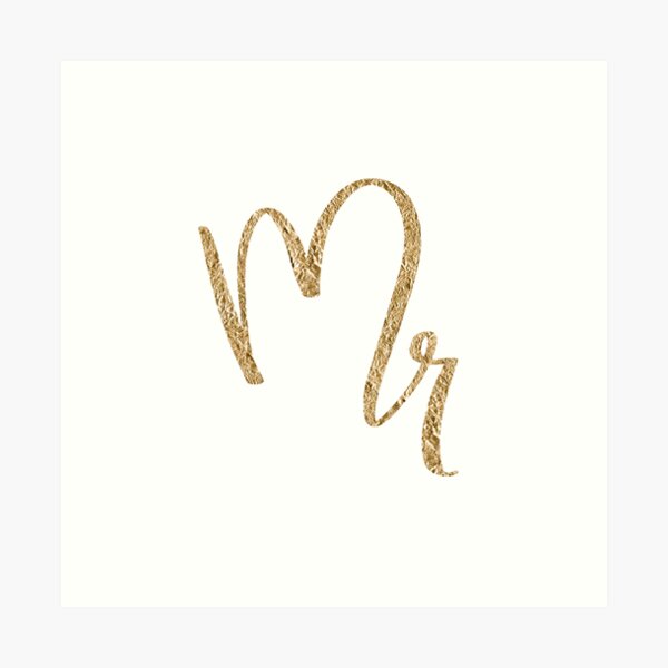 Mr. by Alice Monber Art Print