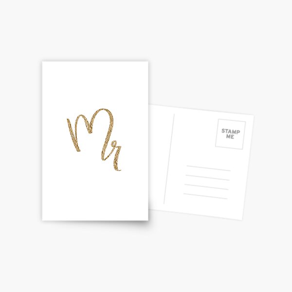 Mr. by Alice Monber Postcard