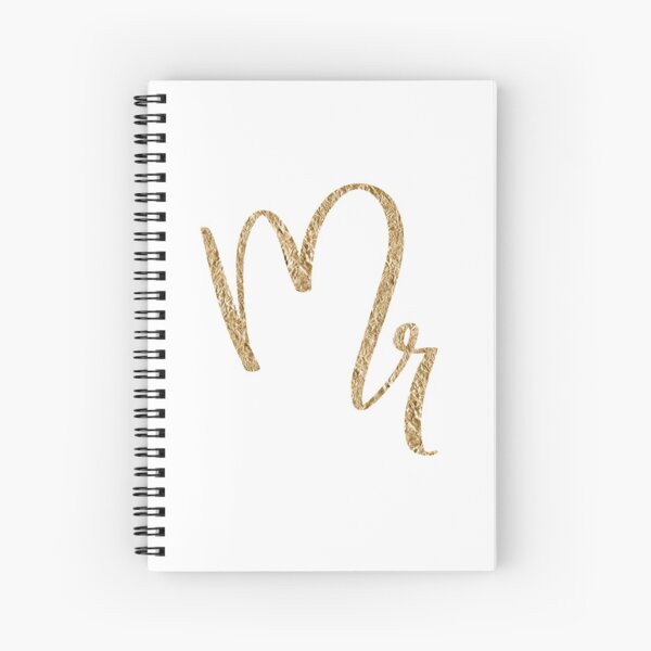 Mr. by Alice Monber Spiral Notebook