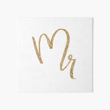 Mr. by Alice Monber Art Board Print