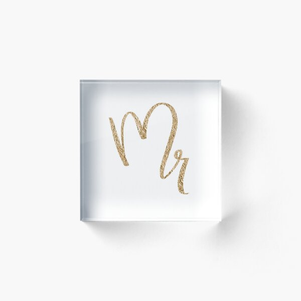 Mr. by Alice Monber Acrylic Block