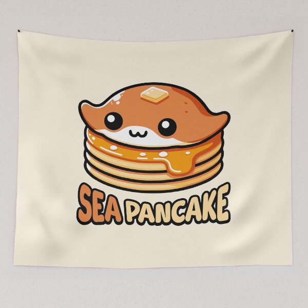 Item preview, Sea Pancake! Funny Pancake Stingray! designed and sold by PMCreative.