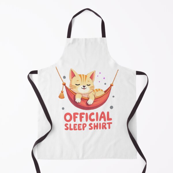 Item preview, Official Cat Sleep Shirt for Cozy Nights designed and sold by ArtCreator2023.