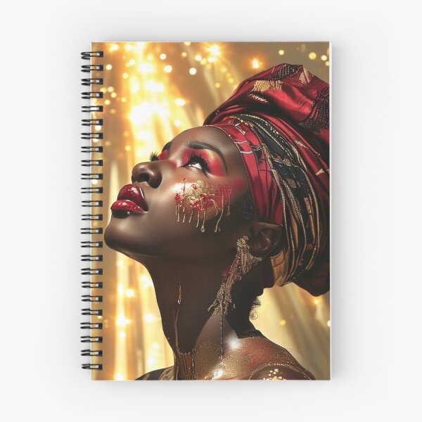Item preview, Beautiful Burgundy, Black and Gold African Queen designed and sold by Infinitegoods1.