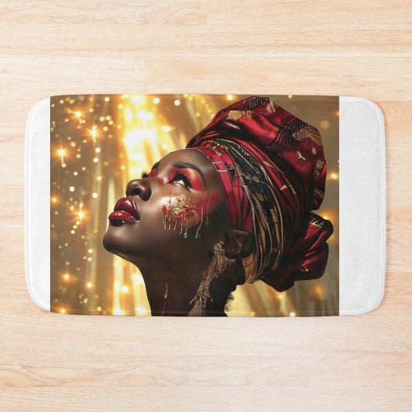 Item preview, Beautiful Burgundy, Black and Gold African Queen designed and sold by Infinitegoods1.
