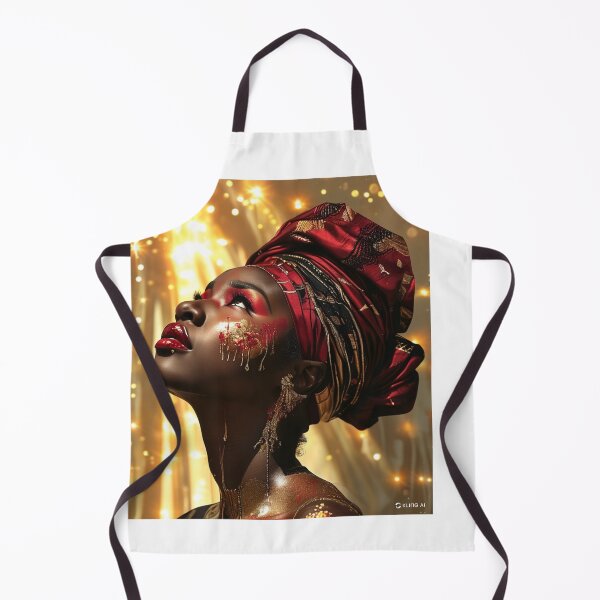 Item preview, Beautiful Burgundy, Black and Gold African Queen designed and sold by Infinitegoods1.