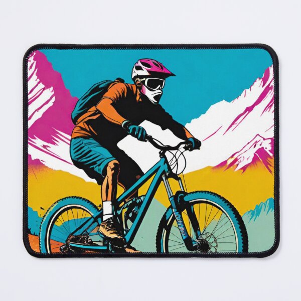 Item preview, MTB Racer Shredding Down the Trail designed and sold by GrizzlyCollective.