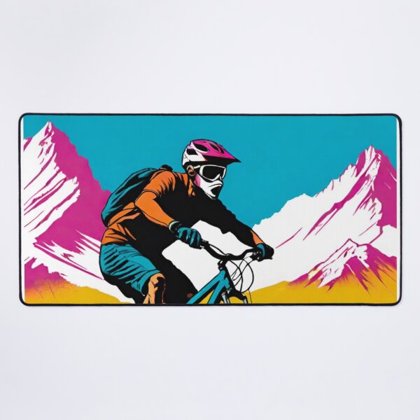 Item preview, MTB Racer Shredding Down the Trail designed and sold by GrizzlyCollective.