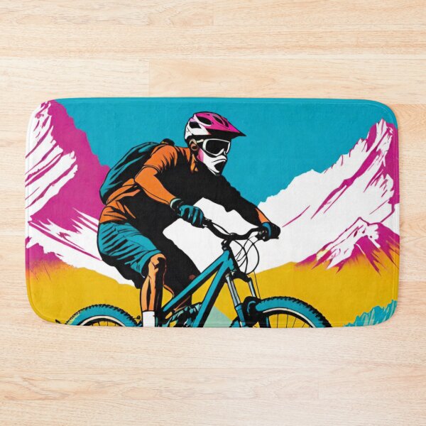 Item preview, MTB Racer Shredding Down the Trail designed and sold by GrizzlyCollective.