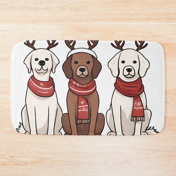 Item preview, Festive Labrador – Christmas Pattern designed and sold by GoodyPaws.