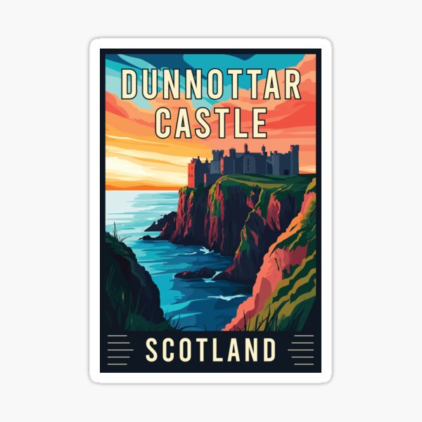 Item preview, Explore the Mystique of Dunnottar Castle in Scotland - Travel Art designed and sold by turtlestart.