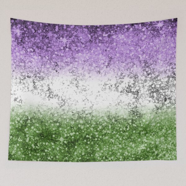 Item preview, Pride Glitter -- Genderqueer designed and sold by Balerion6.