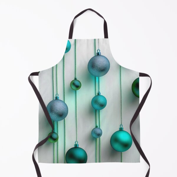 Item preview, Christmas decorations - minimalist, opalescent Christmas tree baubles/ pastel shades of azure blue. designed and sold by My-fake-places.