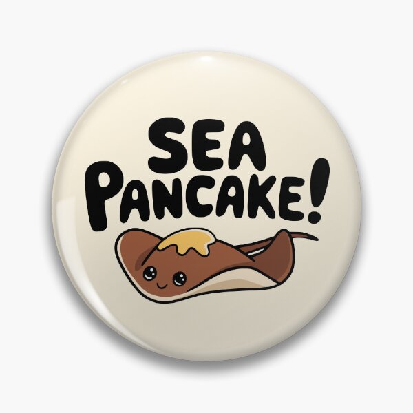 Item preview, Sea Pancake! Cute Stingray Pancake Pun designed and sold by PMCreative.