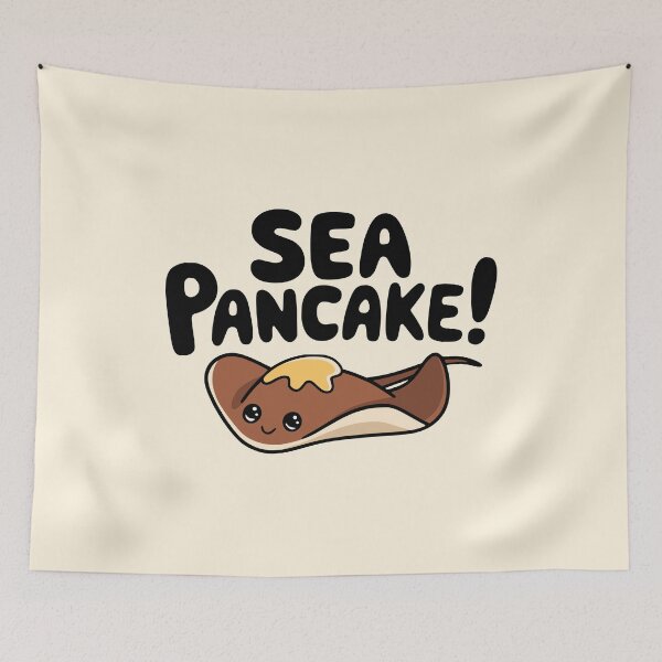 Item preview, Sea Pancake! Cute Stingray Pancake Pun designed and sold by PMCreative.