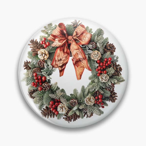 Artikelvorschau, Weihnachtskranz entworfen und verkauft von VTcountrydigital.