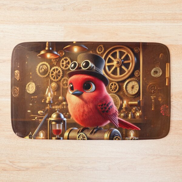 Item preview, Steampunk Hepatic Tanager designed and sold by Sillytoe.