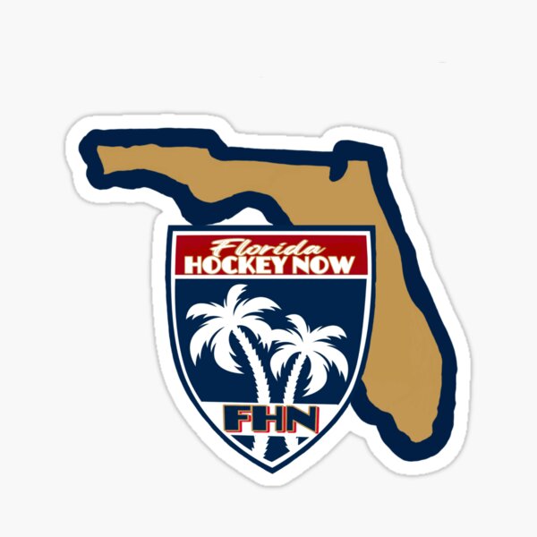 Florida Hockey Now - Gold State Sticker