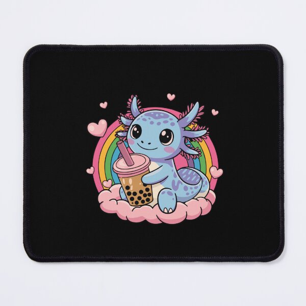 Item preview, Axolotl Bubble Tea Boba Milk Tea Cute Rainbow Anime Axolotl designed and sold by savecloth.