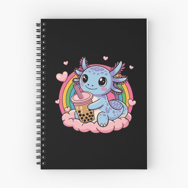 Item preview, Axolotl Bubble Tea Boba Milk Tea Cute Rainbow Anime Axolotl designed and sold by savecloth.