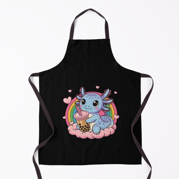Item preview, Axolotl Bubble Tea Boba Milk Tea Cute Rainbow Anime Axolotl designed and sold by savecloth.