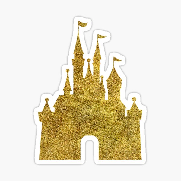 "Glitter Castle" Sticker for Sale by ClipArtista Redbubble