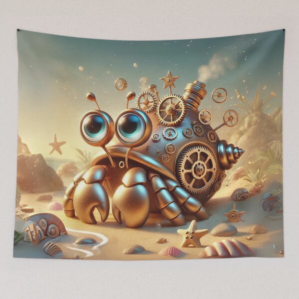 Item preview, Steampunk Hermit Crab designed and sold by Sillytoe.