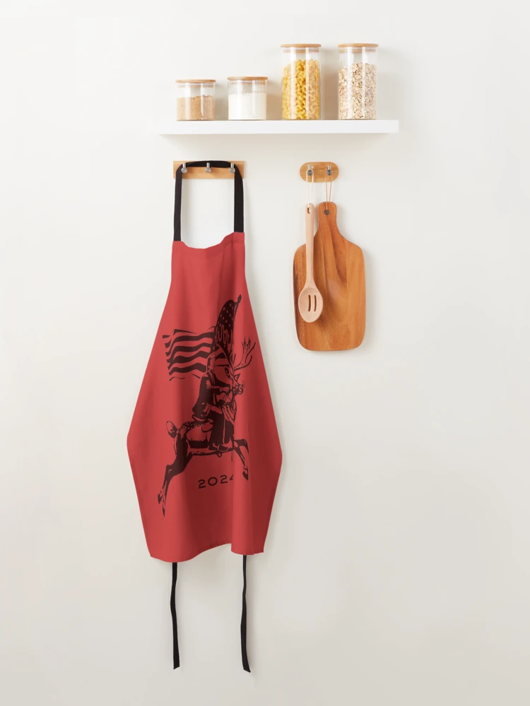 Thumbnail 4 of 6, Apron, President Elect Riding Rudolph designed and sold by visualcraftsman.