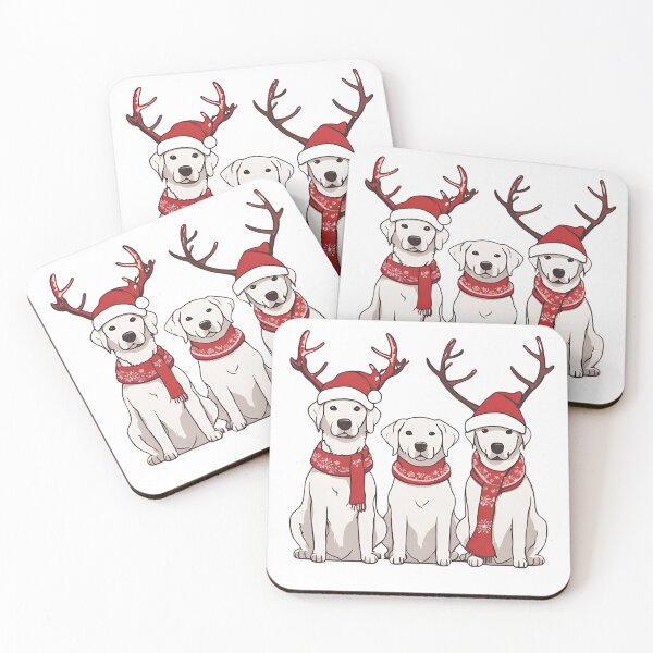 Item preview, Festive Kuvasz – Christmas Pattern designed and sold by GoodyPaws.