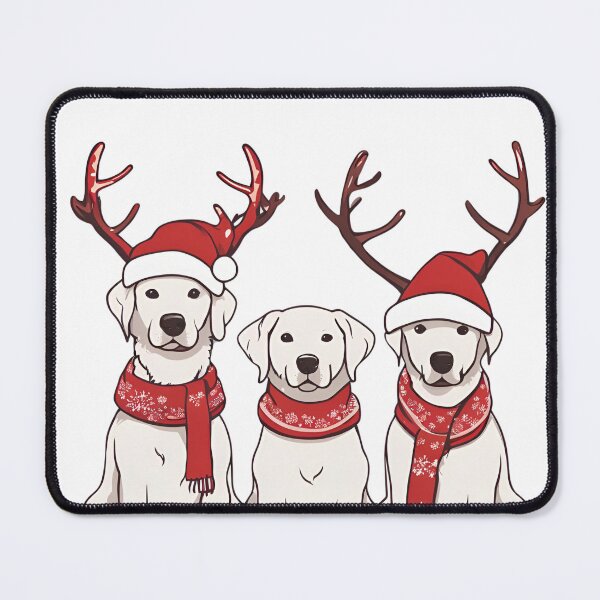 Item preview, Festive Kuvasz – Christmas Pattern designed and sold by GoodyPaws.