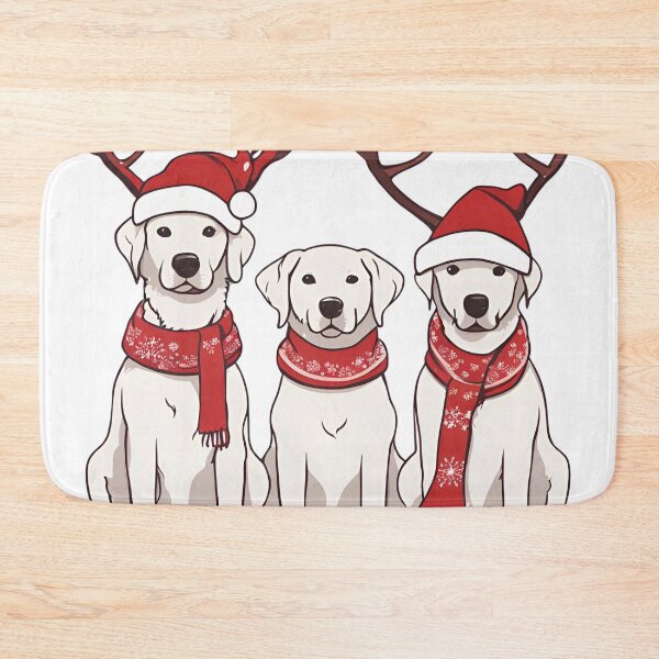 Item preview, Festive Kuvasz – Christmas Pattern designed and sold by GoodyPaws.