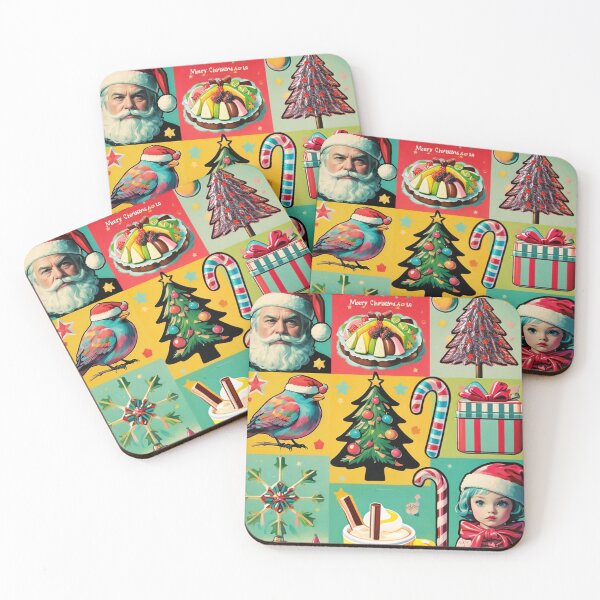 Item preview, 1950'S VINTAGE AESTHETIC CHRISTMAS RETRO HIPSTER BACKGROUND ART designed and sold by Arts4U.