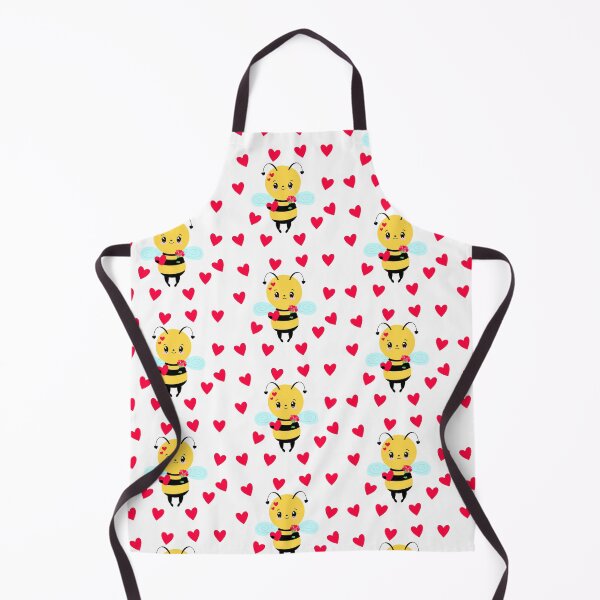 Item preview, Cute bumblebee with Hearts and Flowers designed and sold by IsobelStudio.