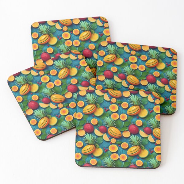 Item preview, Tropical Surprise Tropical Fruit Pattern  designed and sold by Grang Art Artistic Designs.