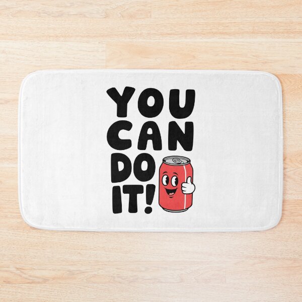 Item preview, You Can Do It! Cute Soda Can Pun designed and sold by PMCreative.