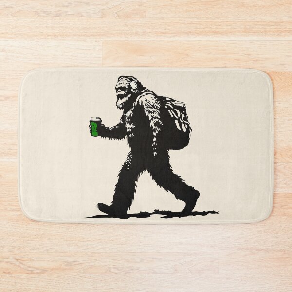 Item preview, Back to work, Sasquatch with cup of coffee designed and sold by blackdogshop.