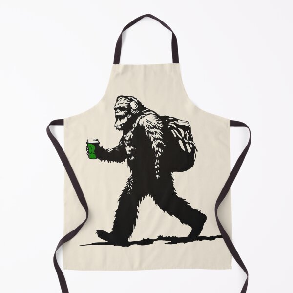 Item preview, Back to work, Sasquatch with cup of coffee designed and sold by blackdogshop.